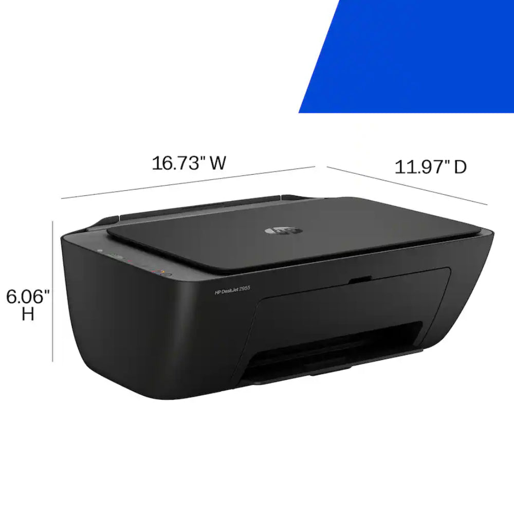 HP DeskJet 2955 Wireless AI Enabled All-in-One Inkjet Printer with Ink - Black
