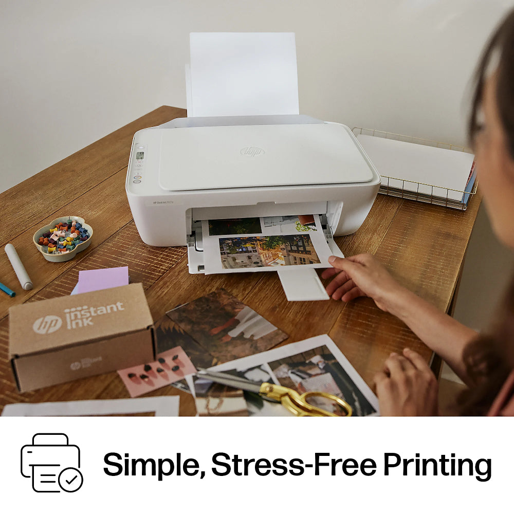 HP DeskJet 2827e All-in-One Printer - White