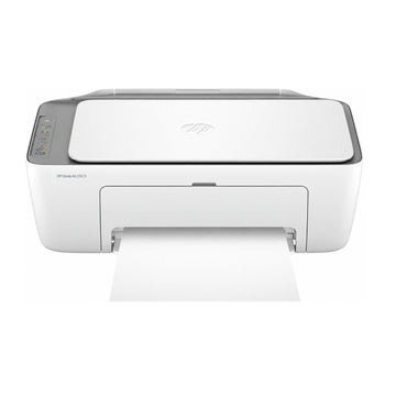 HP DeskJet 2923 Wireless AI-Enabled All-in-One Color Inkjet Printer with Ink - White