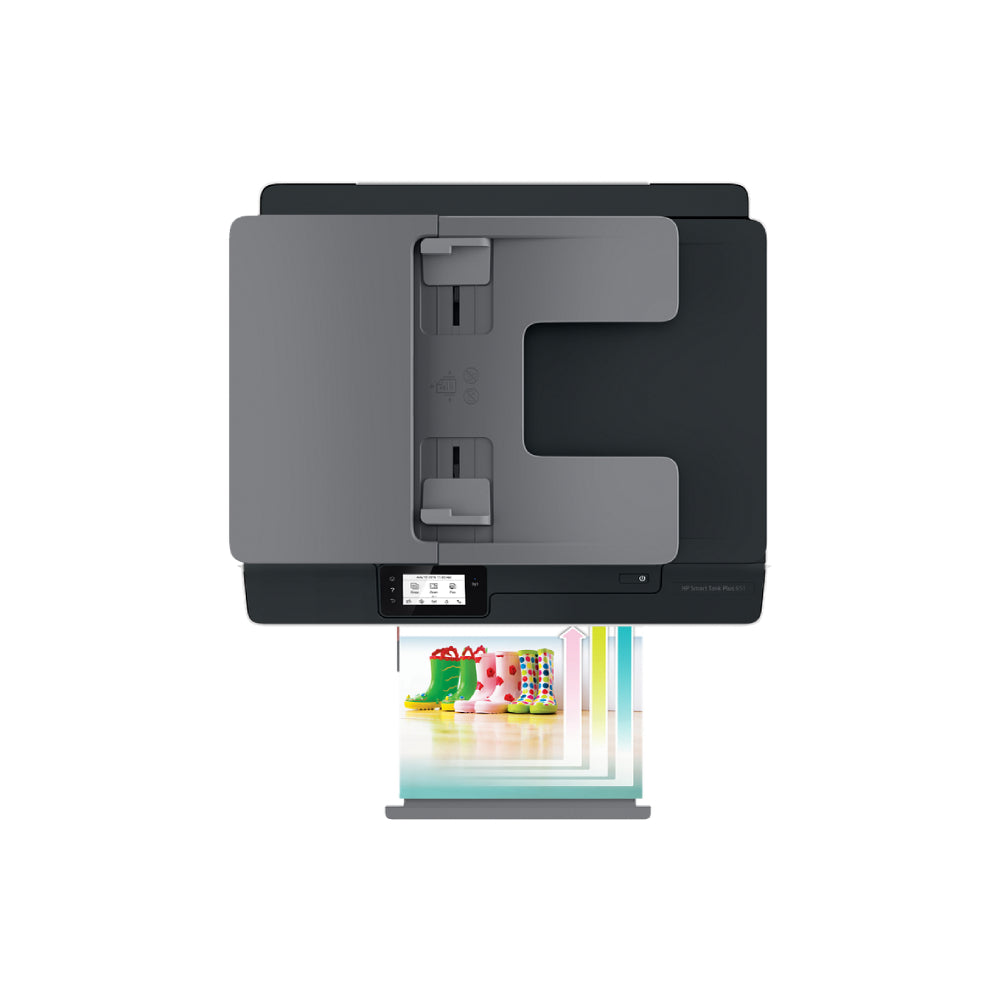 HP Smart Tank Plus 651 Wireless All-in-One Supertank Inkjet Printer with Inks - White