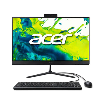 Acer C24-2G-UR17 23.8" Aspire C24 All-in-One Desktop Computer - AMD Ryzen 7 5825U with 16GB Memory - 512GB SSD -  Black