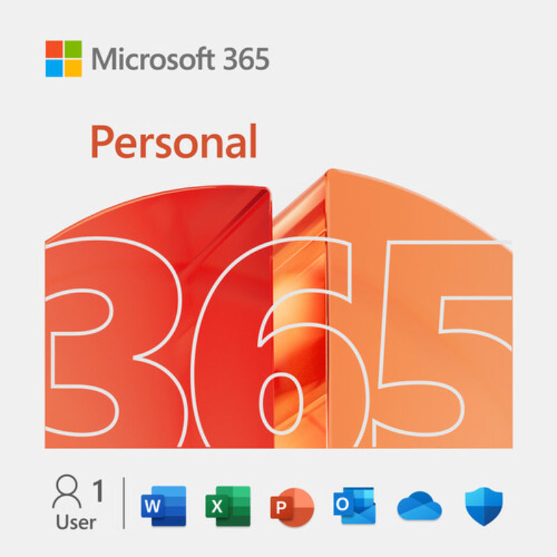 Microsoft 365 Personal 1 Year Subscription includes 1 TB of Cloud