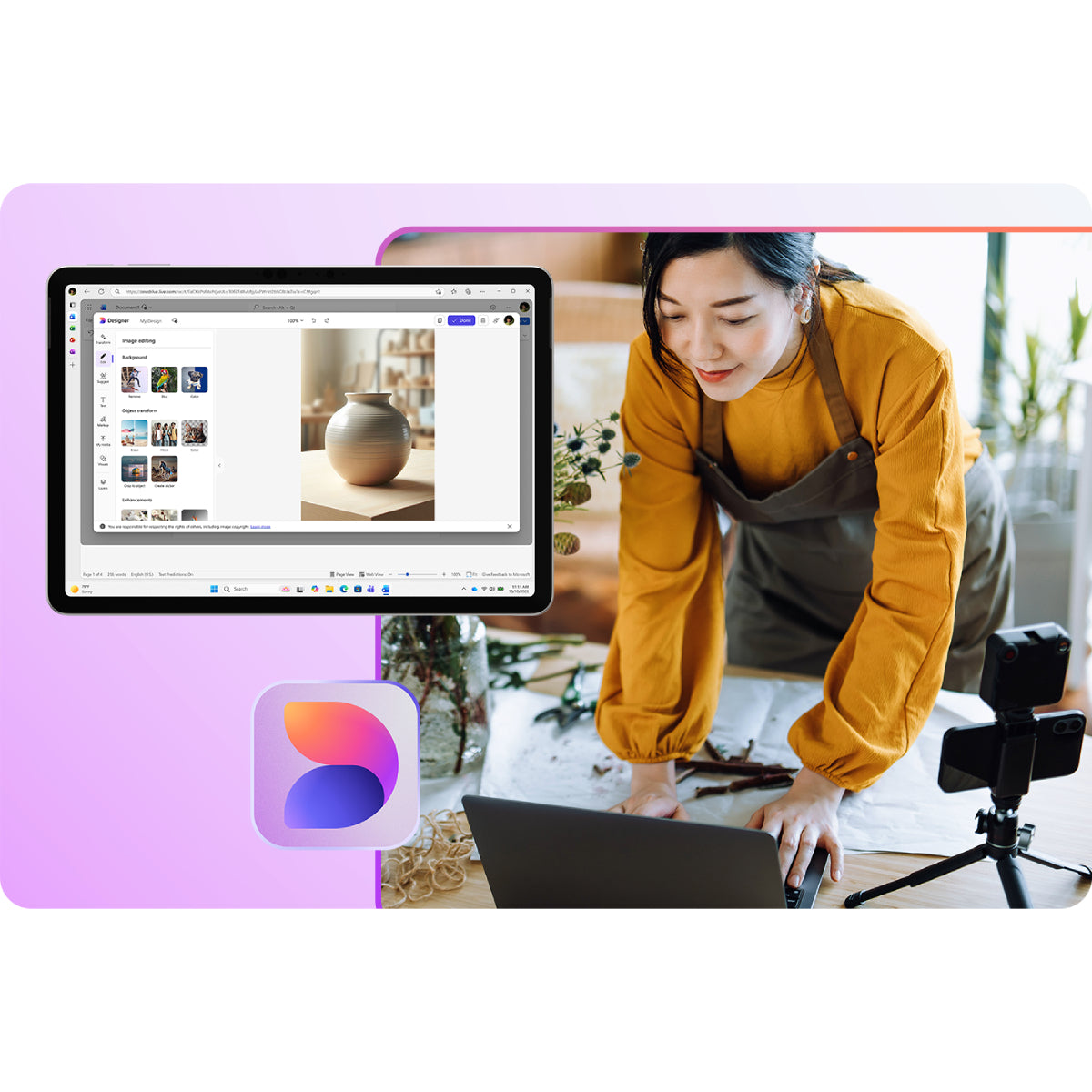 Microsoft 365 Personal 1 Year Subscription includes 1 TB of Cloud Storage Advanced Security, and Innovative Apps with Microsoft Copilot