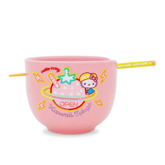 Sanrio Hello Kitty 20 oz Ramen Bowl and Chopstick Set