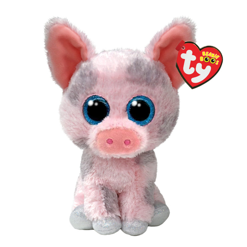 Ty Hambone 6" Pig Toy - Pink