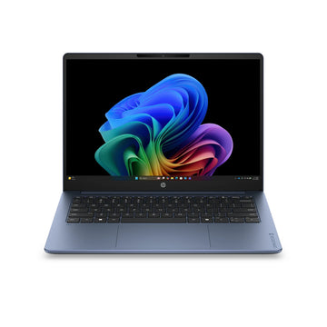 HP OmniBook 3 14-HZ0188NR 14" Next Gen AI Laptop - Snapdragon X with 16GB Memory and 256GB SSD - Blue