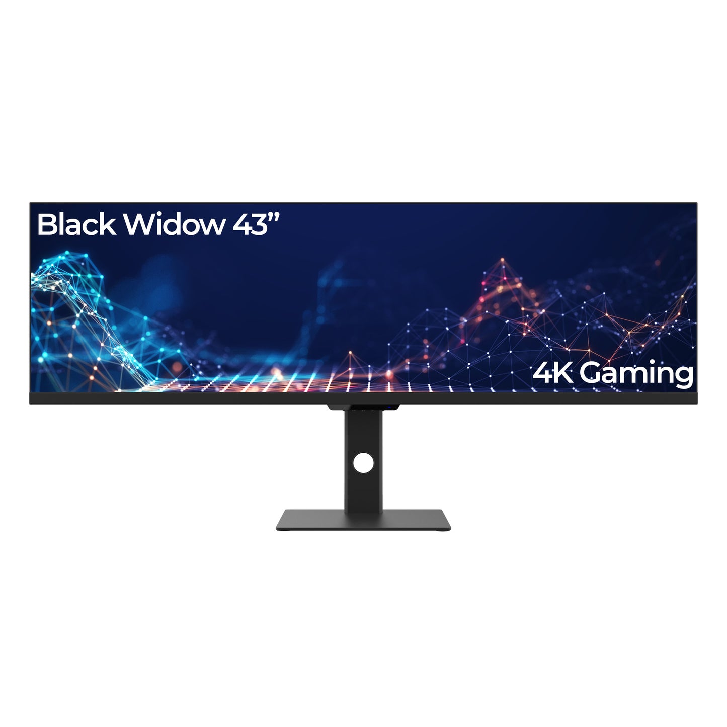 Black Widow 43" 4K Gaming Monitor - (HDMI, DP Connector) - Black