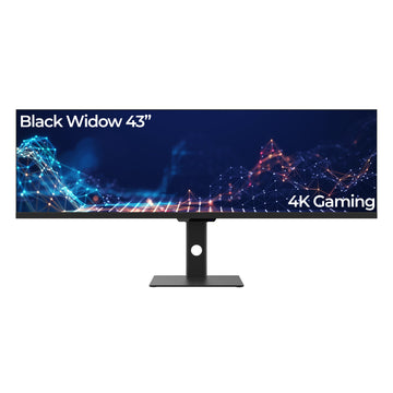 Black Widow 43" 4K Gaming Monitor - (HDMI, DisplayPort) - Black