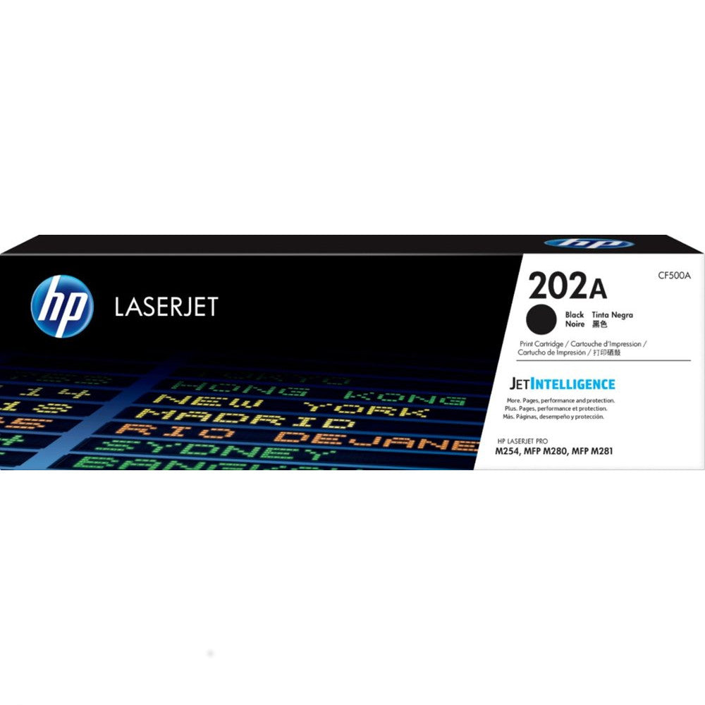 HP 202A HPI/CF500A LaserJet Toner Cartridge - Black