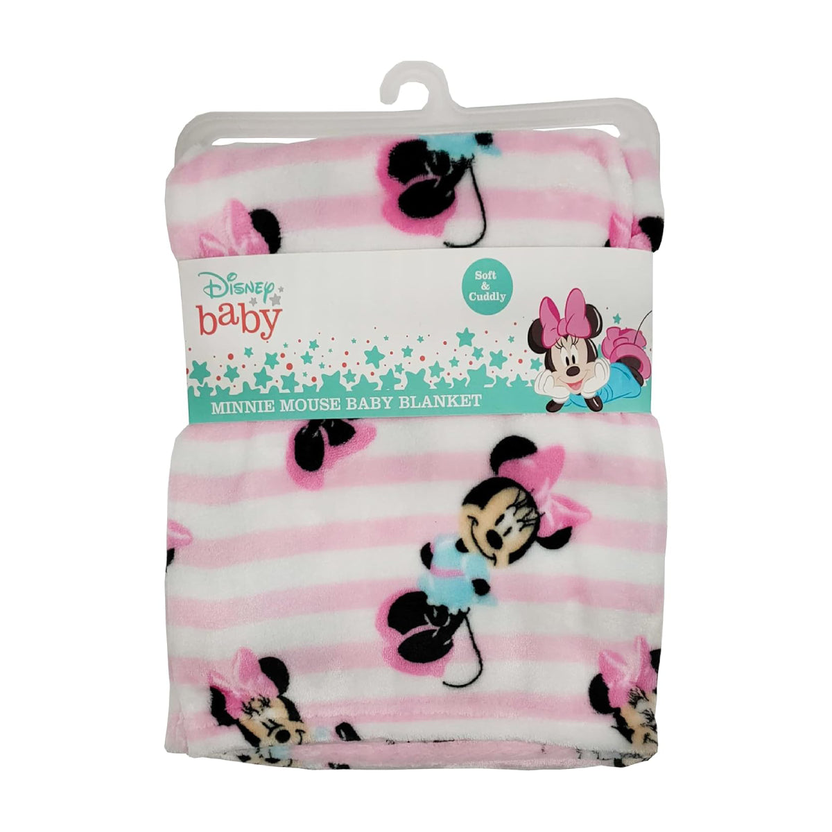 Disney 30" x 36" Mickey Mouse Throw Blanket with Tossed Face Print - Pink