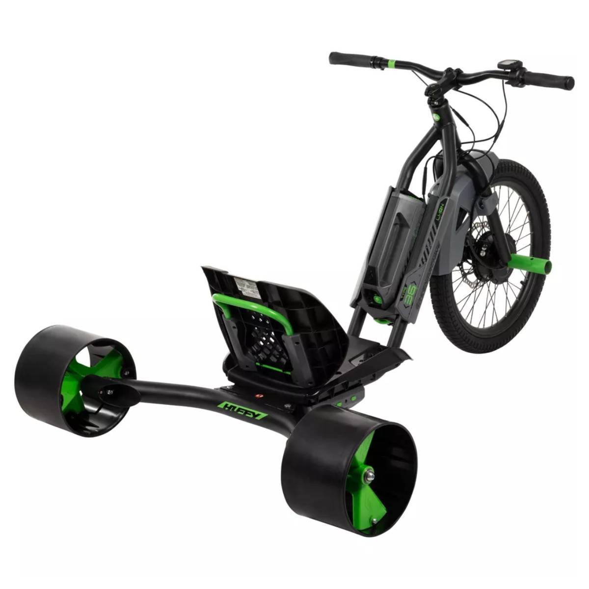 Huffy 36V Electric Machine Bike - Black/Green