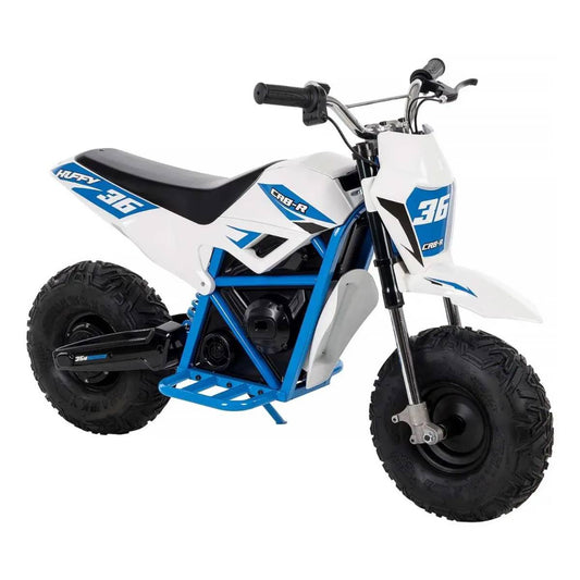 Huffy 36V CR8-R Electric Mini Bike - White/Blue
