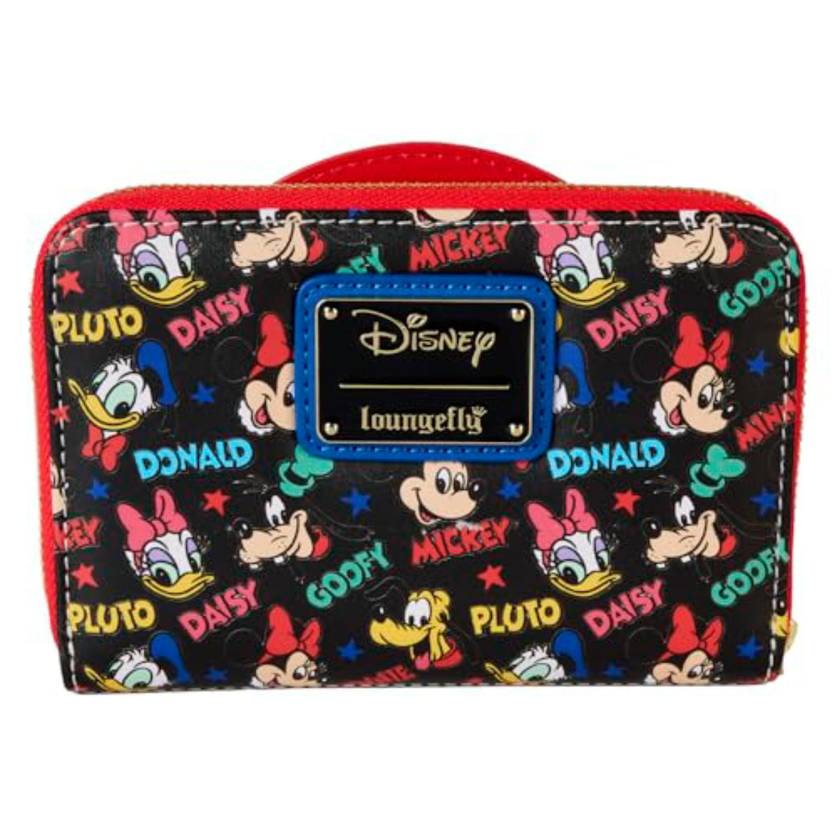 Disney Mickey and Friends Classic Zip Around Wallet - Red