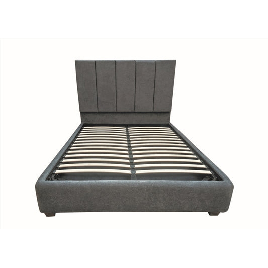 London Grey Storage Queen Bed