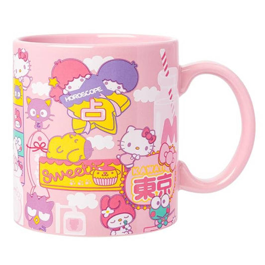 Sanrio Hello Kitty and Friends 20 oz Ceramic Mug - Multicolor