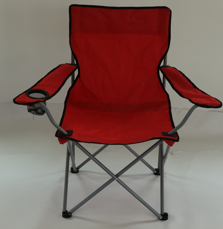 Red Folding Chair With Arms