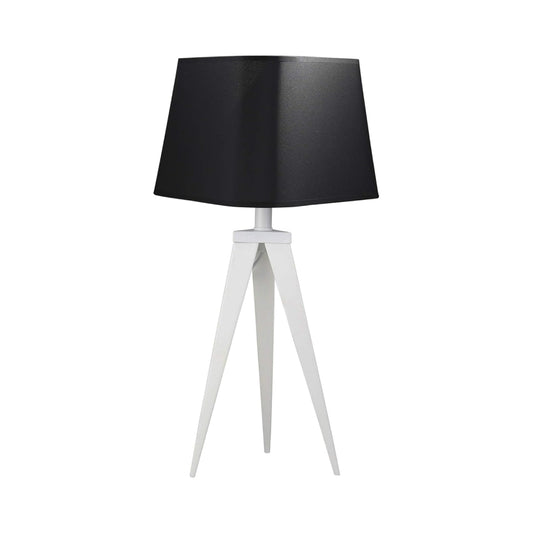 Sagebrook Home Metal 24" Tripod Table Lamp - White/Black