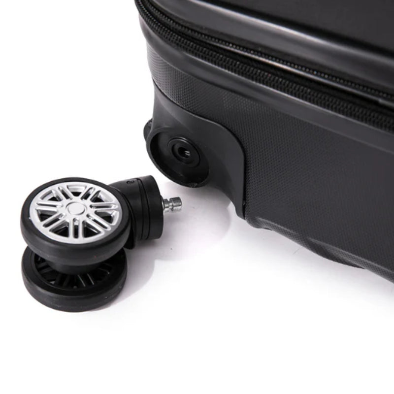 Toscano Prodigio 30" Luggage Suitcase - Jet Black