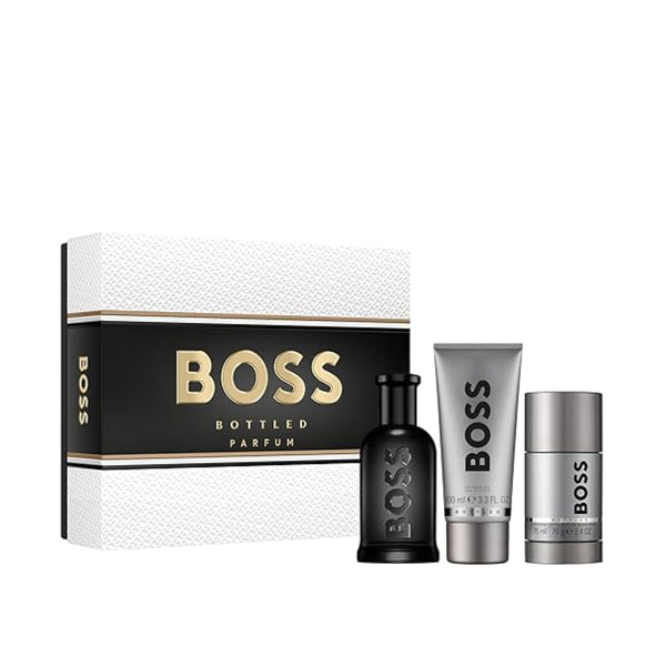 Hugo Boss Men's (3-Pieces) Bottled Parfum Gift Set– Curacao