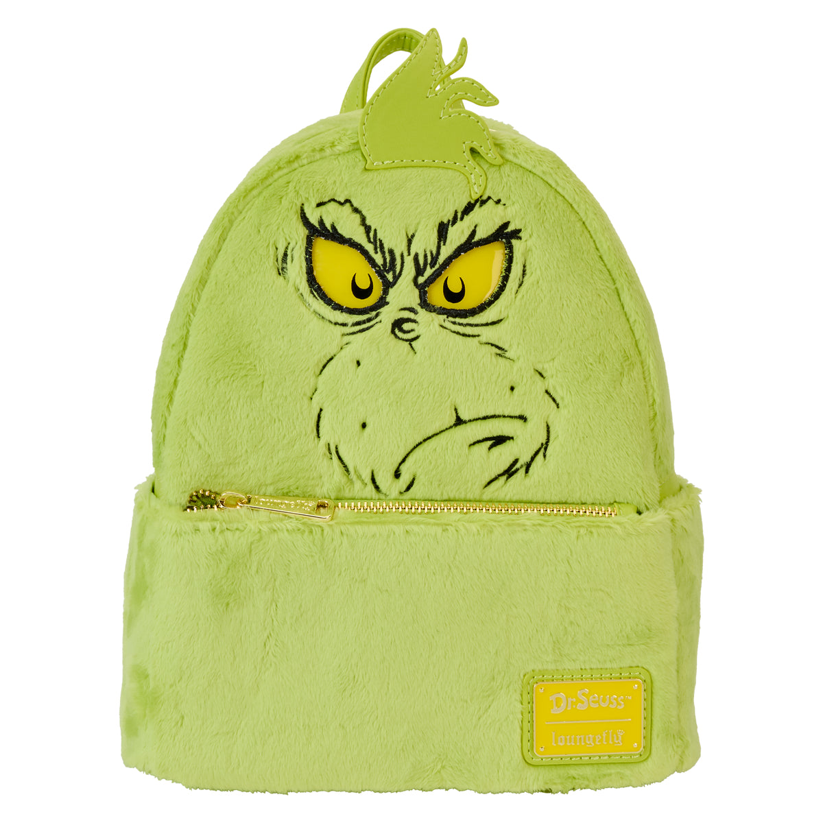 Loungefly Dr. Seuss Plush Cosplay Light Up Mini Backpack - Green