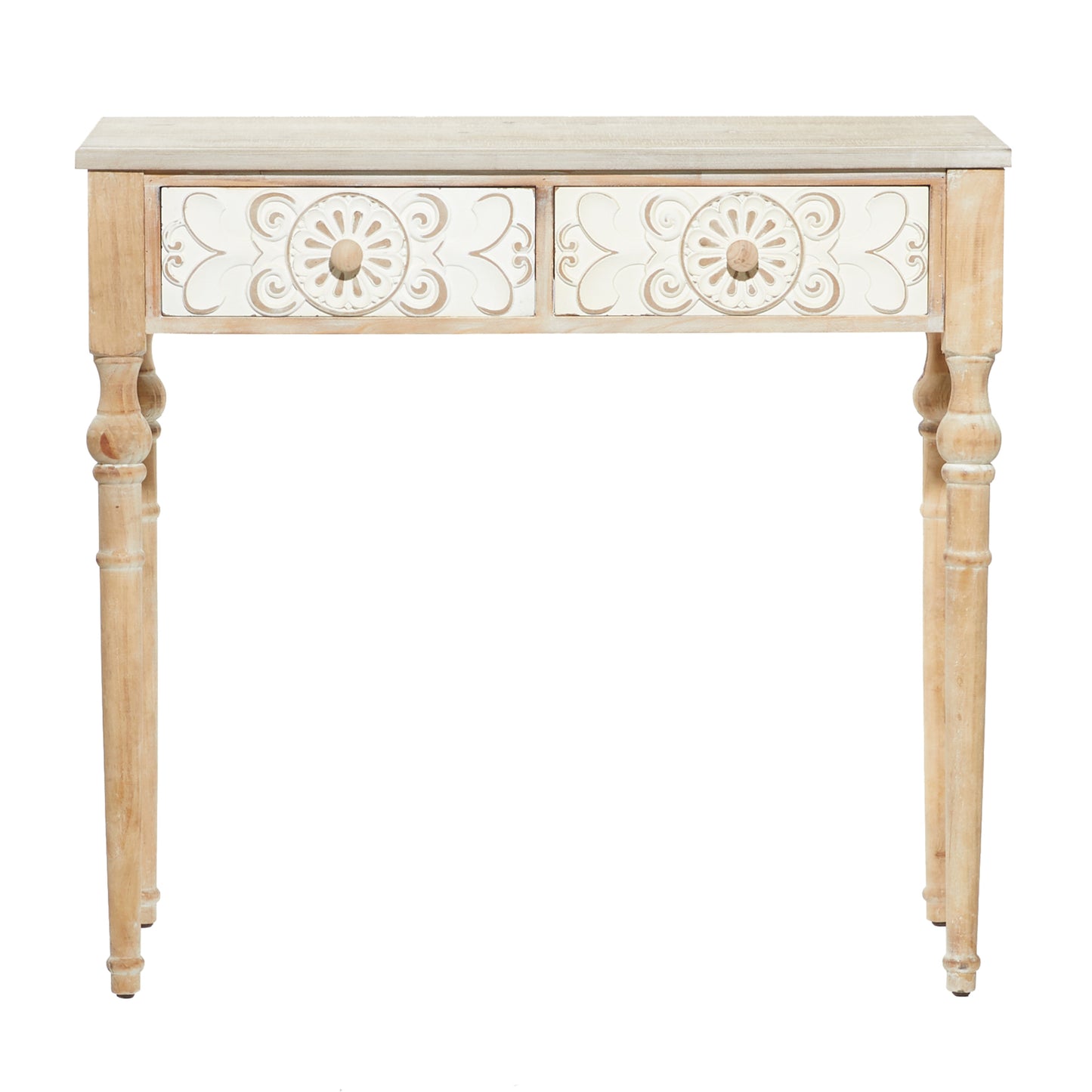 Wood Farmhouse Console Table by UMA Enterprises