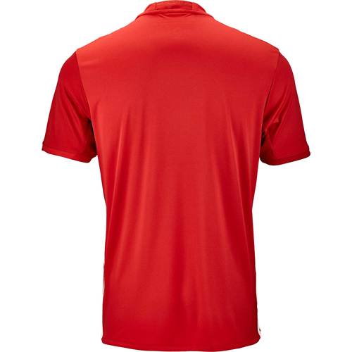 Camiseta de fútbol local del Manchester United para jóvenes de Adidas, talla grande 2016-17, color rojo y blanco