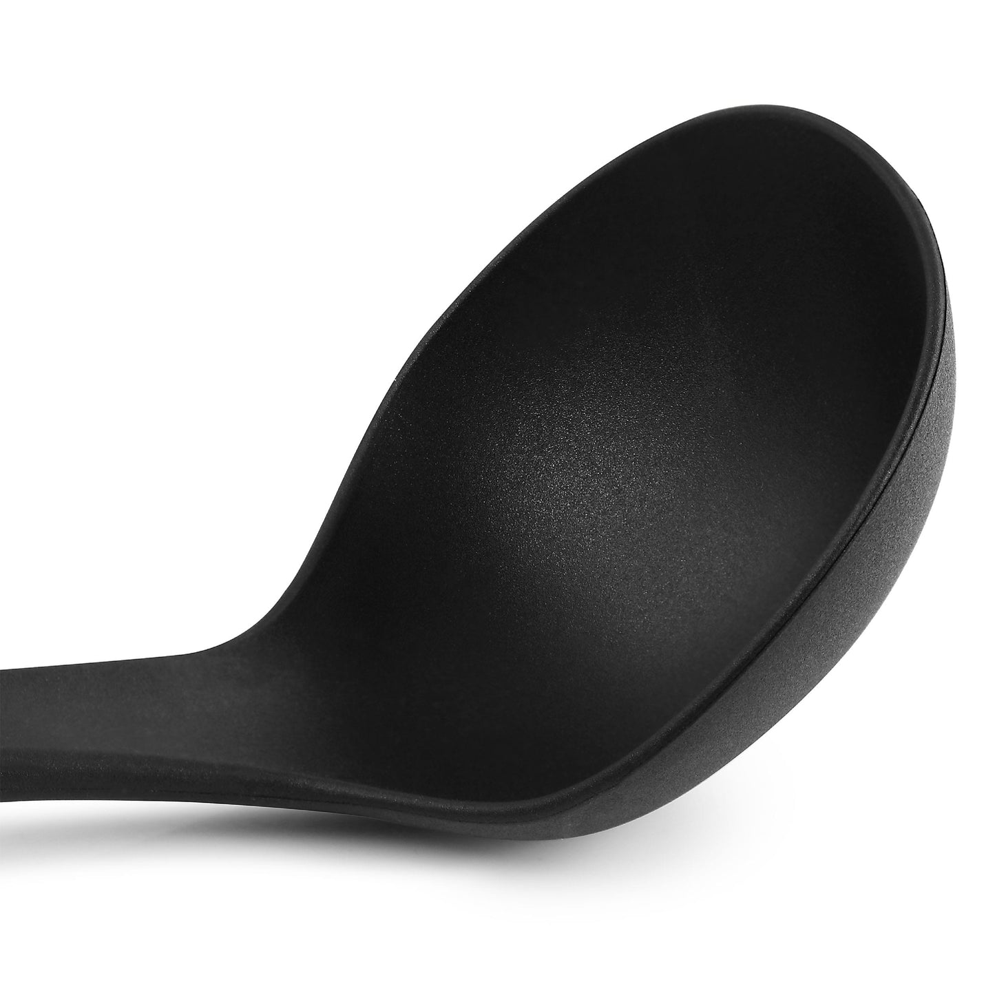 Oster Baldwyn Nylon Ladle with Stainless Steel Handle - Black