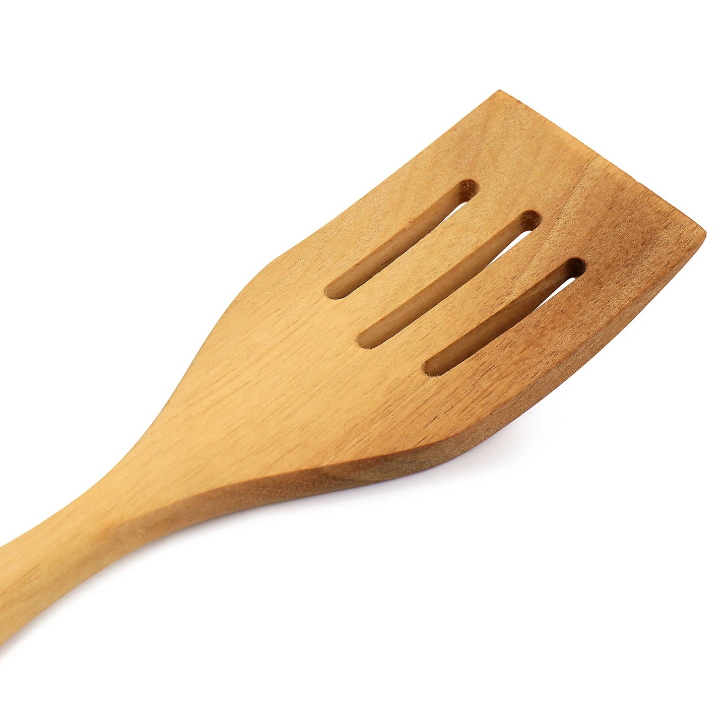 Oster Acacia Wood Slotted Turner - Light Brown