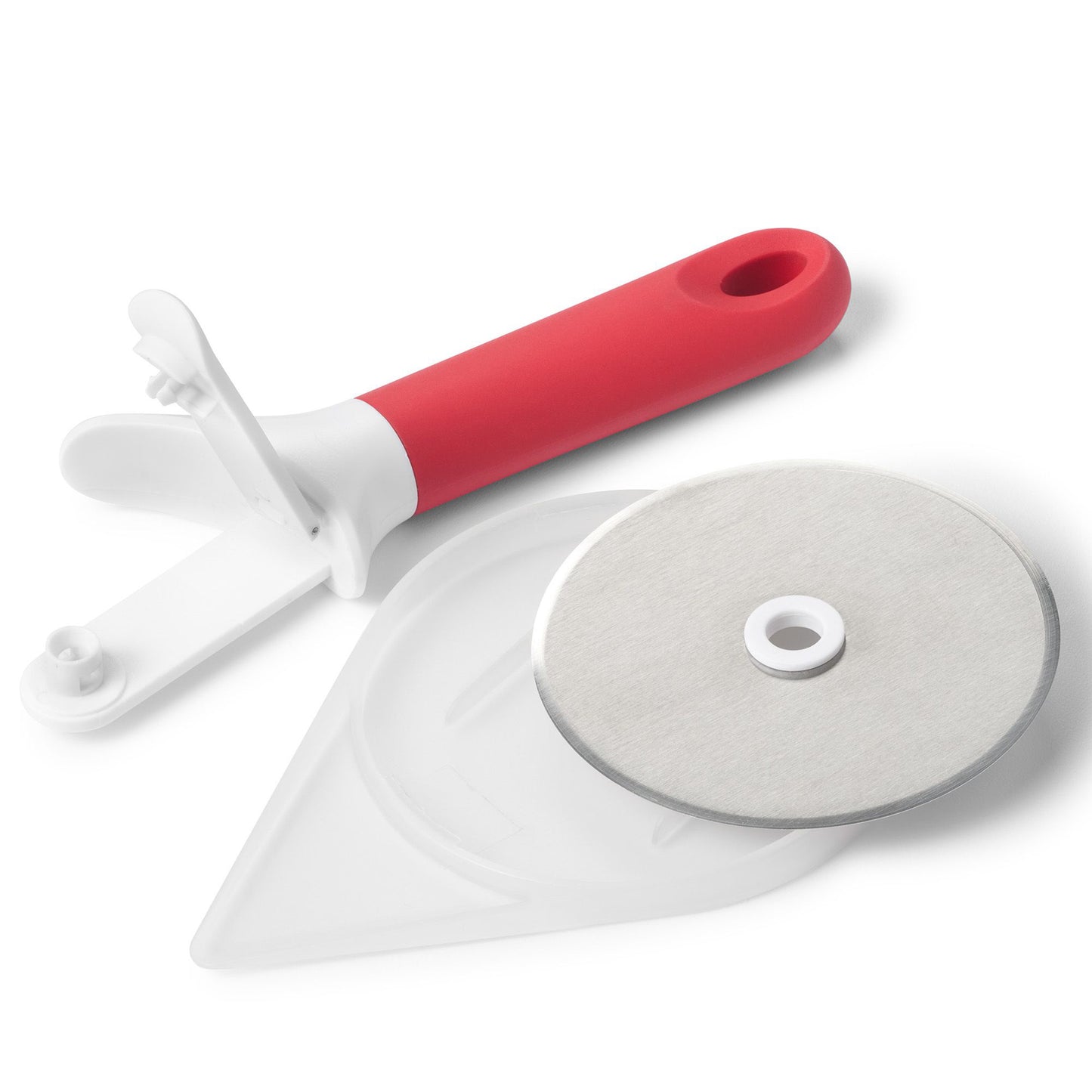 Starfrit 2-in-1 Pizza Wheel and Server - Red/White