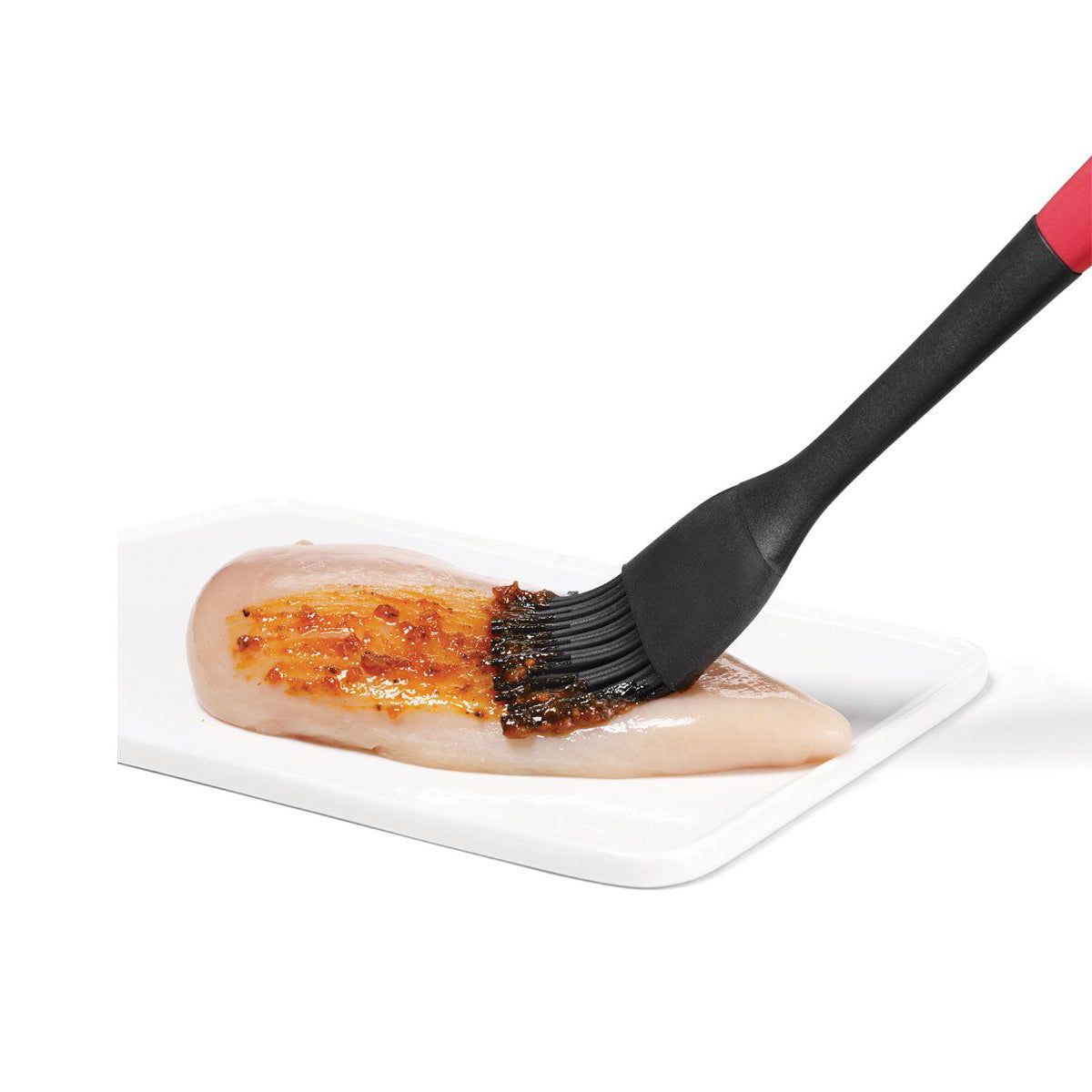 Starfrit Silicone Basting Brush - Red/Black