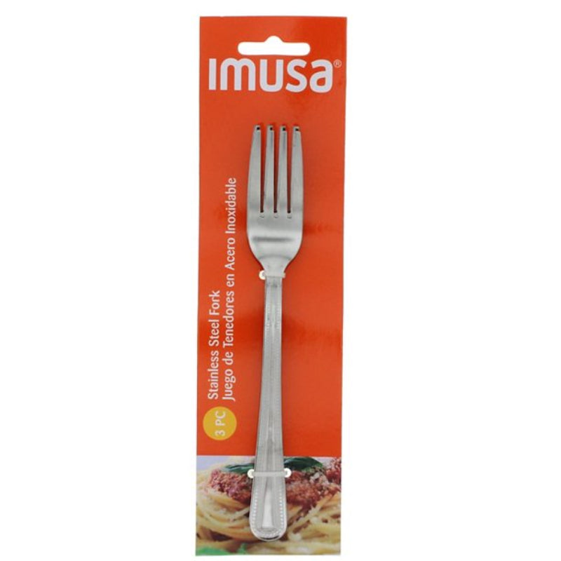 IMUSA Stainless Steel Fork (Set of 3) - Silver