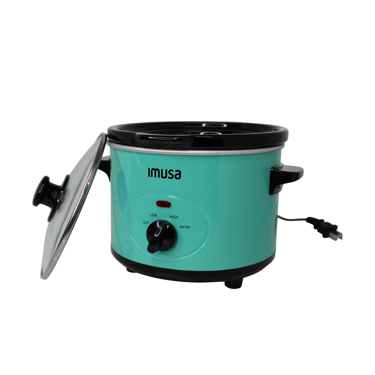 IMUSA GAU80113T 1.5 Quart Slow Cooker with Glass Rid - Teal