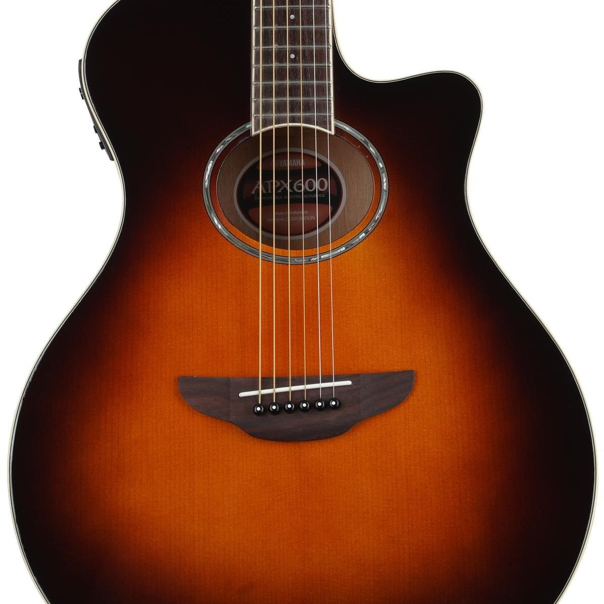 Yamaha APX600 Thinline Acoustic-Electric Guitar - Old Violin Sunburst