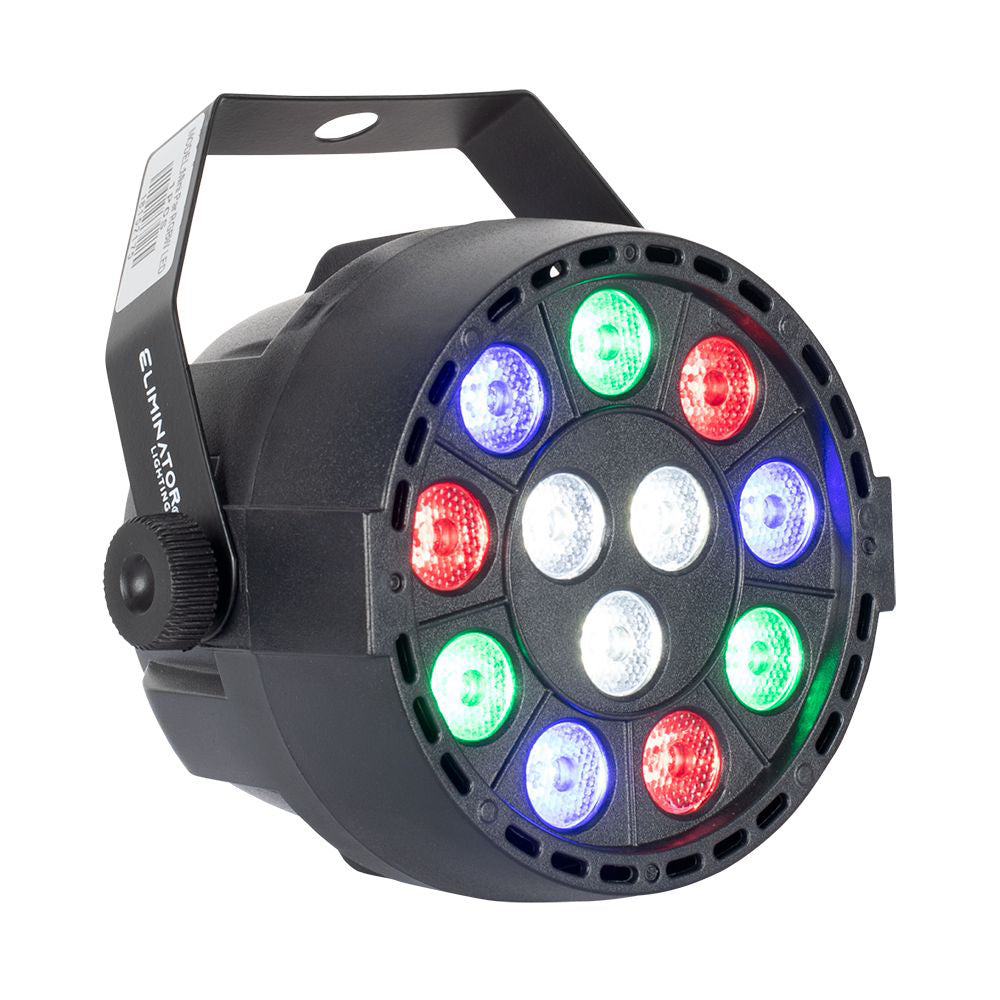 American DJ Eliminator Lighting Mini Par RGBW LED Light - Black