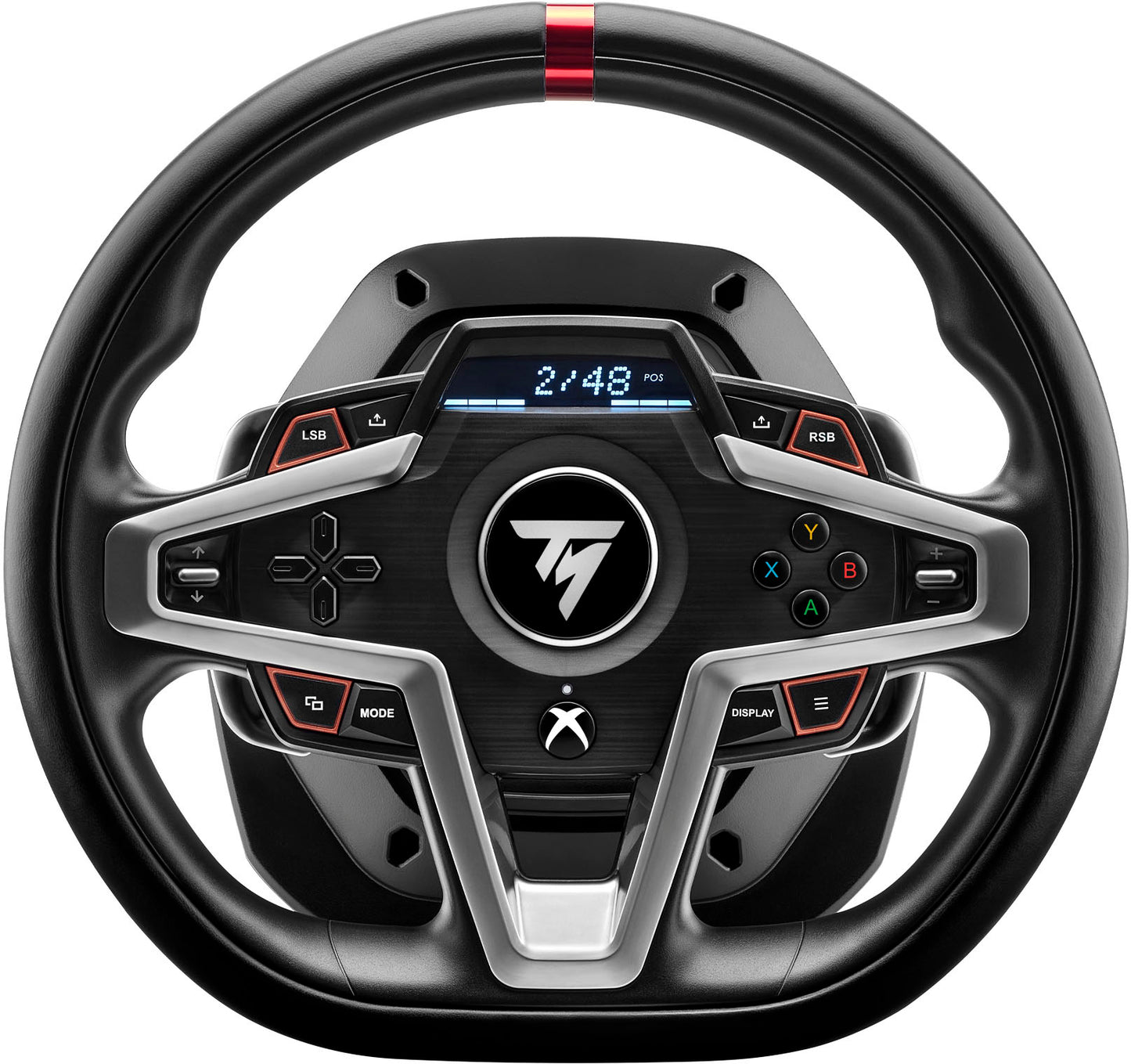 Volante de carreras y pedales magnéticos Thrustmaster T248 para Xbox Series X/S y PC (negro)