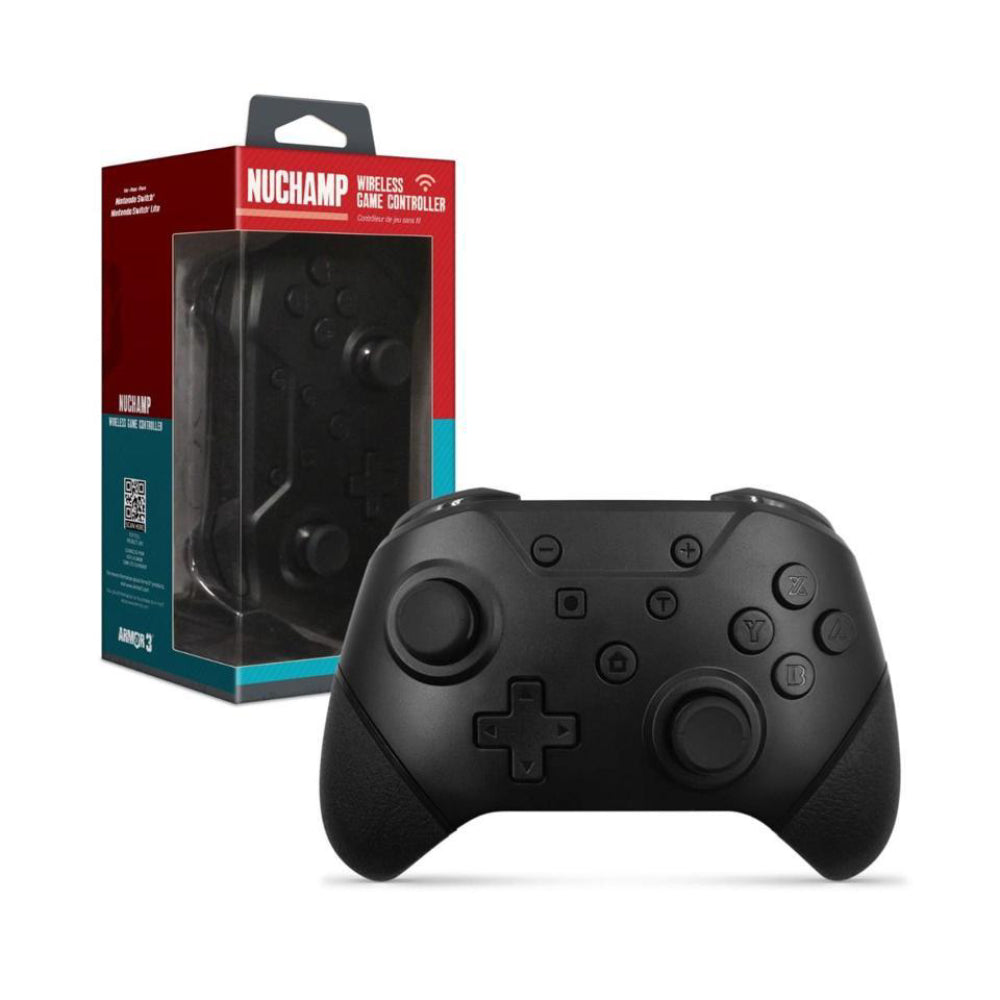 Mando inalámbrico Armor3 para Nintendo Switch/Lite, color negro