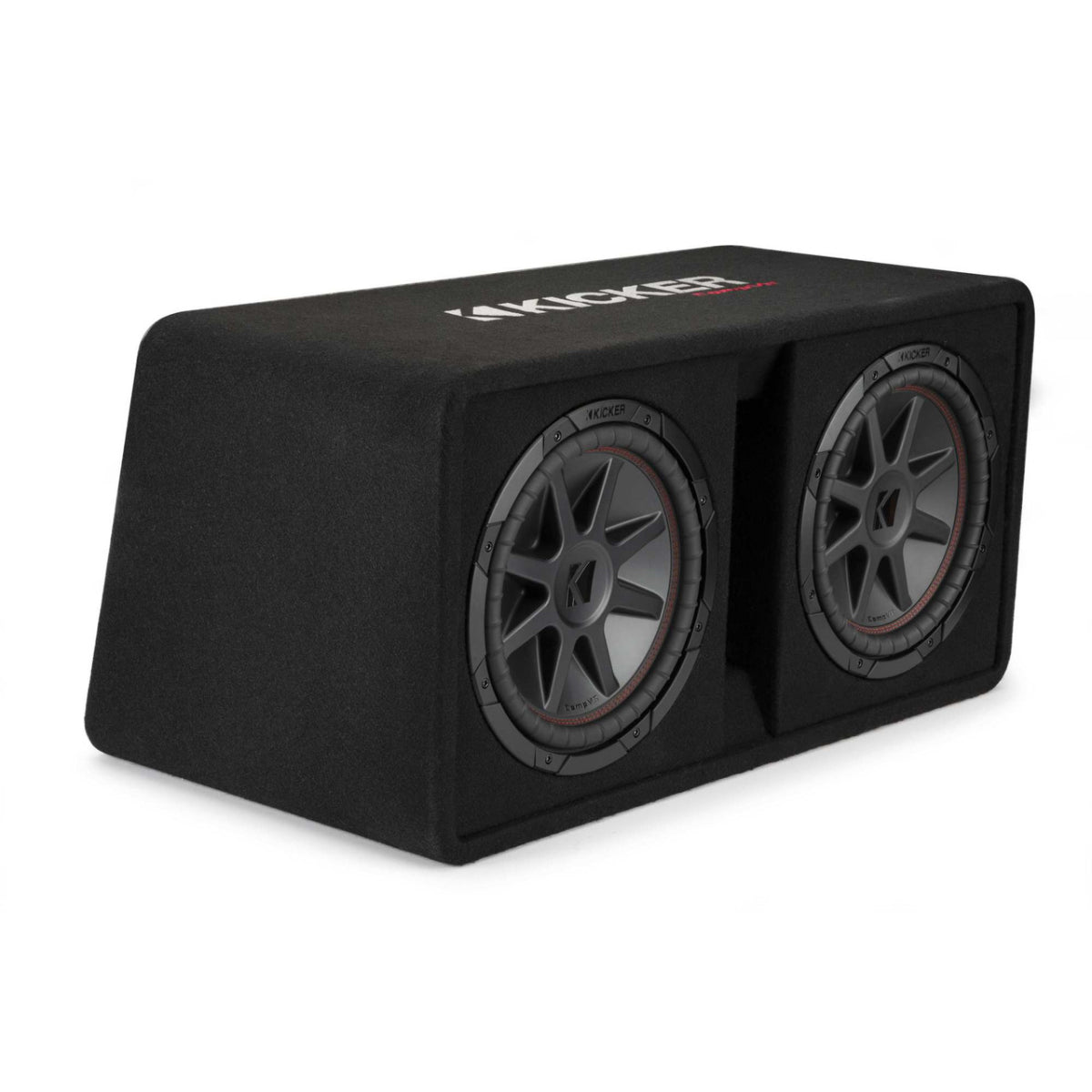 Kicker 48DCVR122 12" Dual Subwoofers - Black