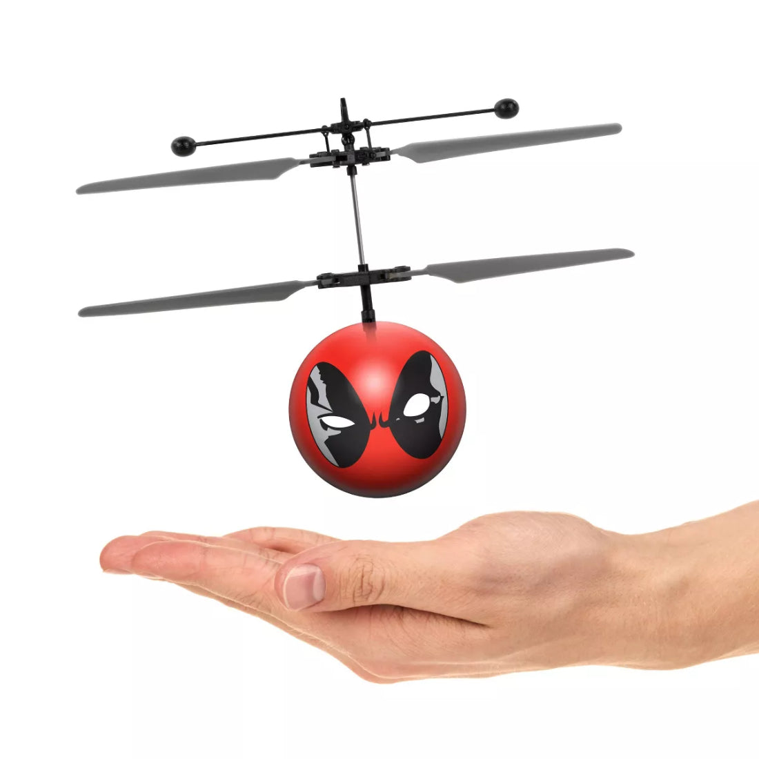 Helicóptero con forma de ovni de infrarrojos de Deadpool de Marvel X-Men y World Tech Toys