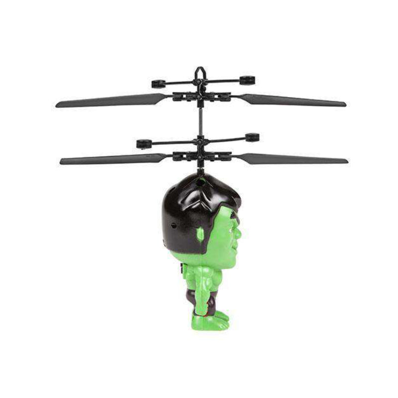 Marvel Hulk Flying Figure IR UFO Big Head Helicopter