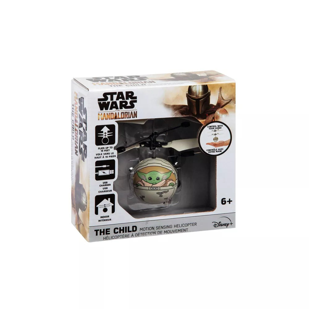 Star Wars The Mandalorian The Child In Pram Motion Sensing UFO Ball Helicopter