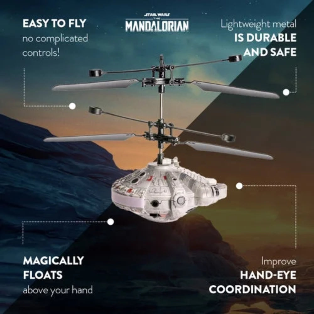 Star Wars Millennium Falcon Sculpted Head UFO Helicopter