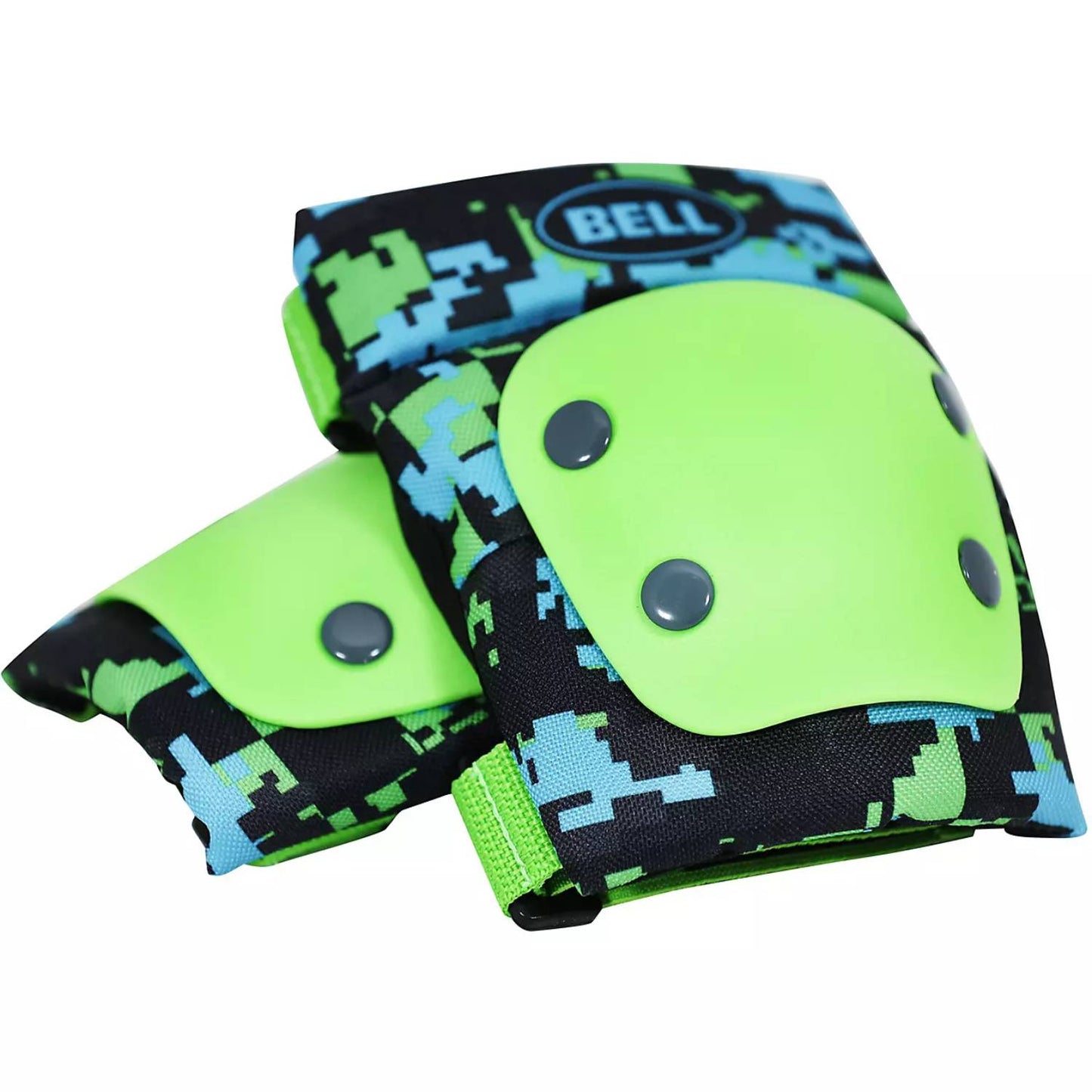 Conjunto de coderas y rodilleras con estampado de camuflaje para niños Bell Digi