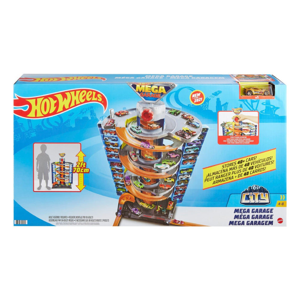 Juego de garaje Mega City de Hot Wheels