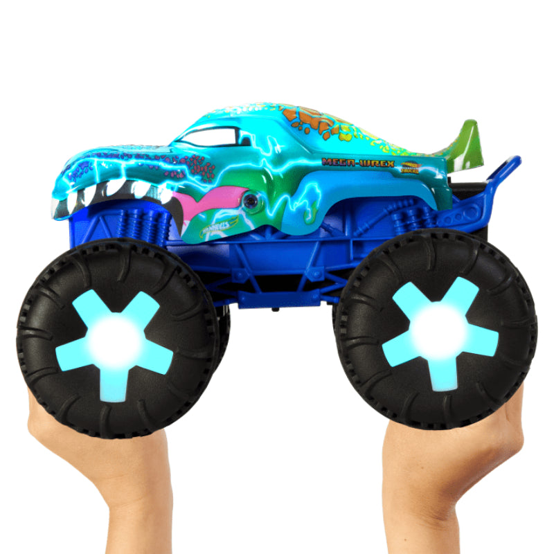 Hot Wheels Monster Trucks 1:15 Scale MEGA-Wrex Alive Remote-Control Vehicle