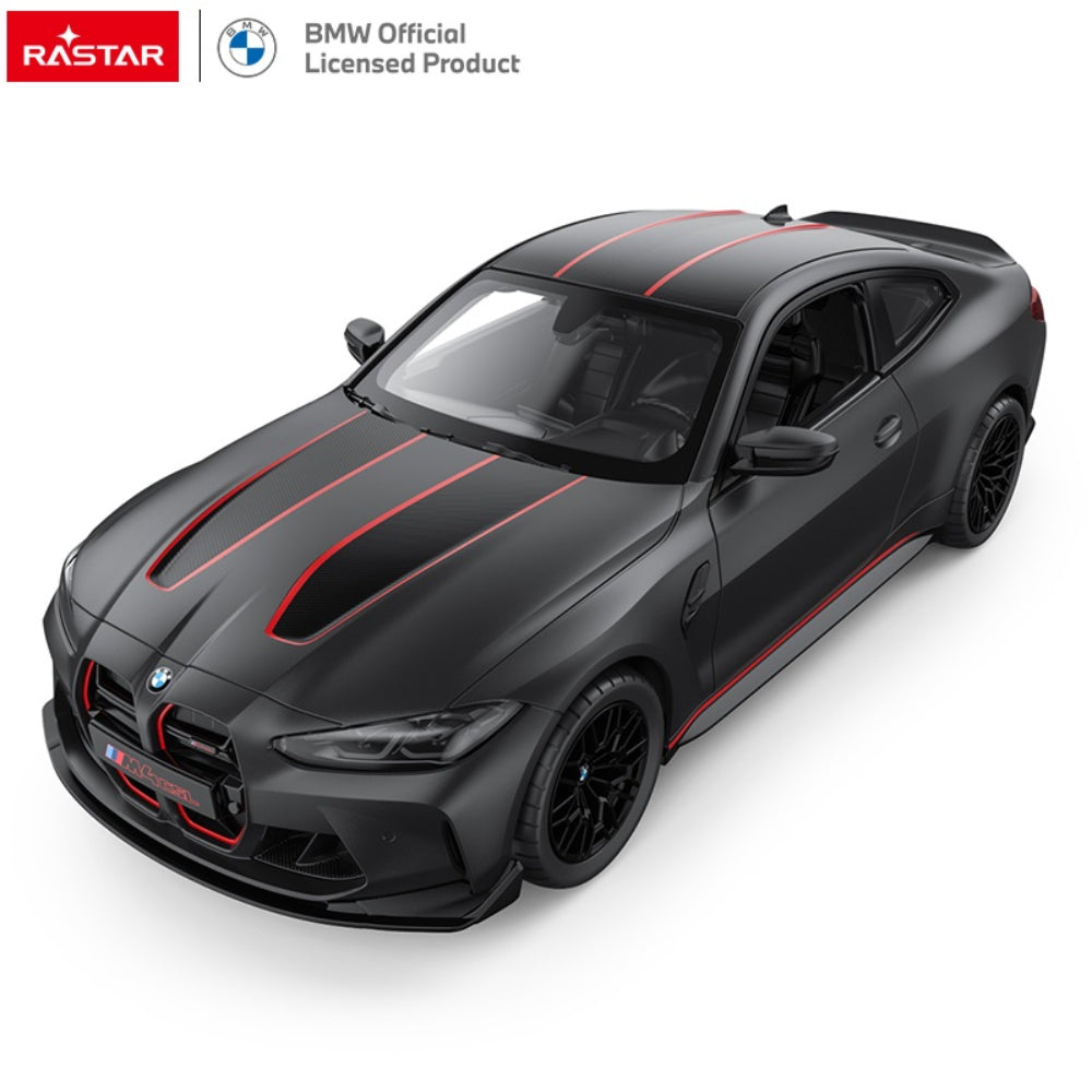 Coche de juguete a control remoto BMW M4 CSL Rastar RC 1:16 - Negro mate