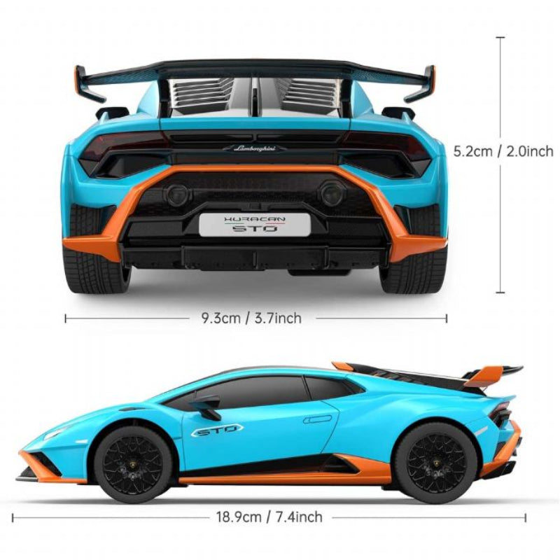 Rastar RC 1:24 Lamborghini Huracan STO Remote Control Toy Car - Blue