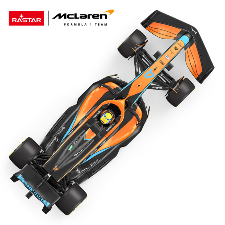 Coche de juguete a control remoto McLaren F1 MCL36 Rastar RC 1:12 - Naranja