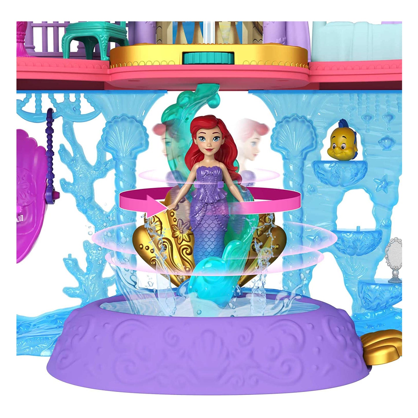 Disney Princess Arielâ€™s Land and Sea Stacking Castle Playset