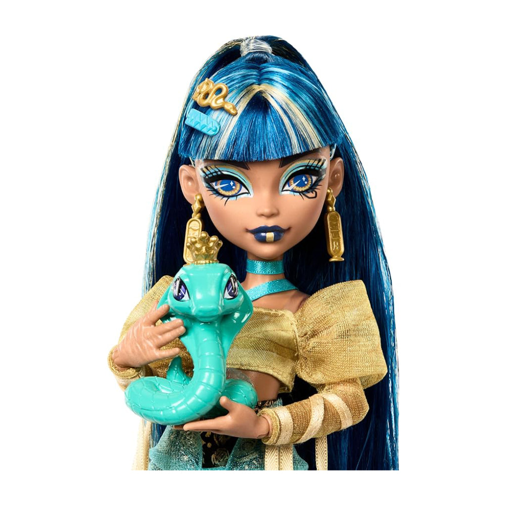 Monster High Cleo De Nile Fashion Doll, Pet & Accessories