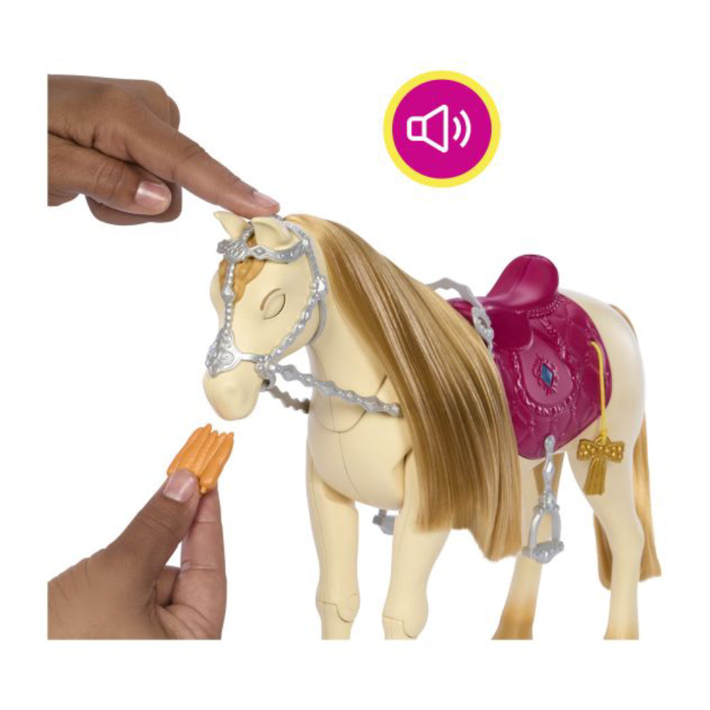 Caballo de juguete interactivo con accesorios Barbie Mysteries The Great Horse Chase